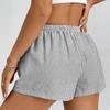 Shorts For Women Striped Button Casual Loose  Shorts