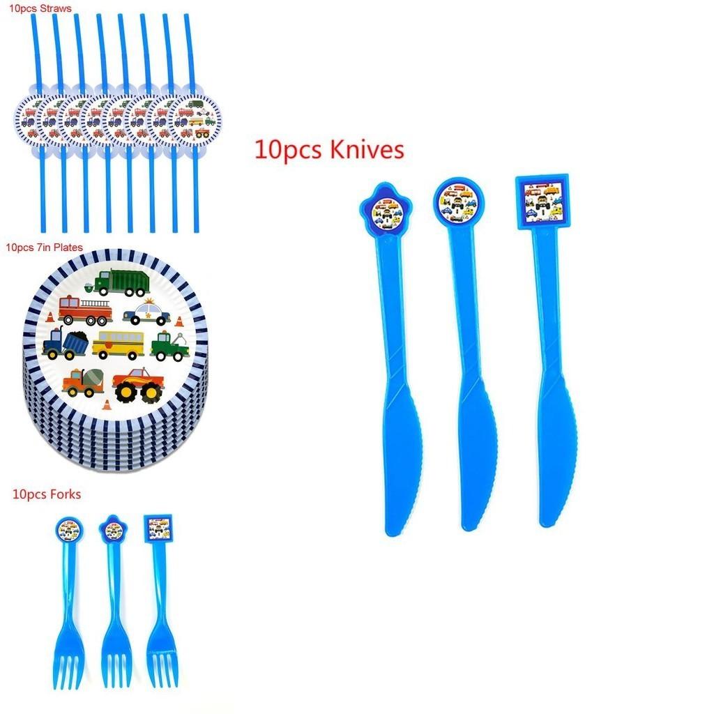 Engineering Car Party Supplies For Kids Birthday Celebration**