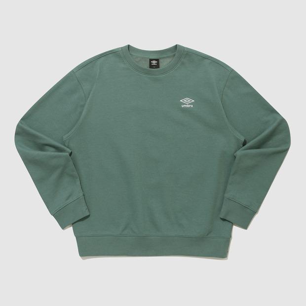 UMBRO Essential Small Logo Sweatshirt Green (Uq123Cfs19) (Type B)