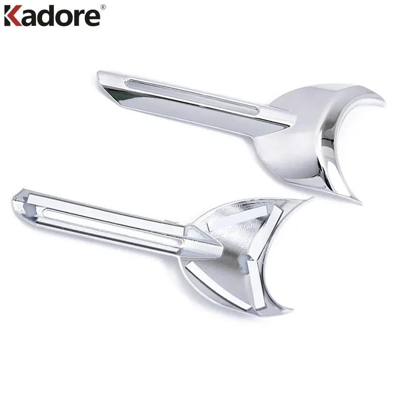 Car Front Fog Light Lamp Cover Trim For Renault Koleos 2016 2017 2018    Chrome Head Foglight Bezel Trim Accessories