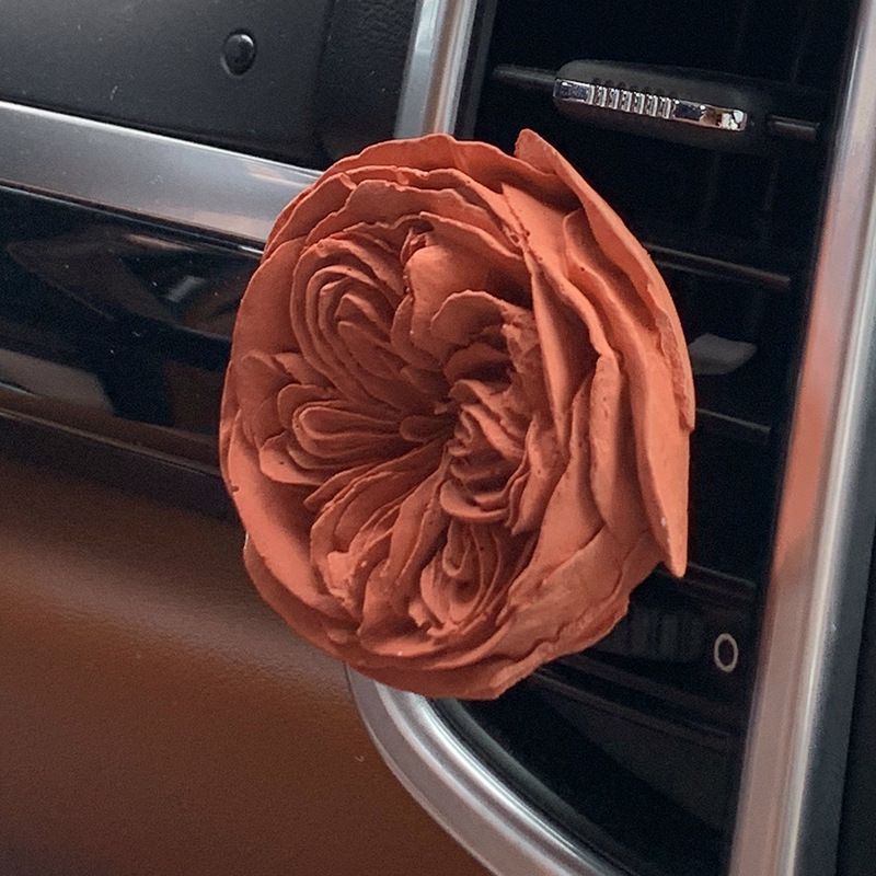 

Aodinhu Car Air Vent Aromatherapy Gypsum Car Decoration Fragrance Diffuser Stone Odor Removal Aromatherapy Ornament Deep Crimson Brown