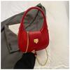 Women's Bag 2025 New Portable Woven Bag Simple Women's Shoulder Bag Chain Oblique Span Bag Texture Small Bag