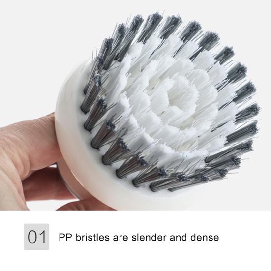 Dish Brush Flexible PP Bristles Ergonomic Handle Oil Proof Stain Removal Small Sink Plate Bowl Pan Scrub Cleaning Scrubber Kitchen Supplies