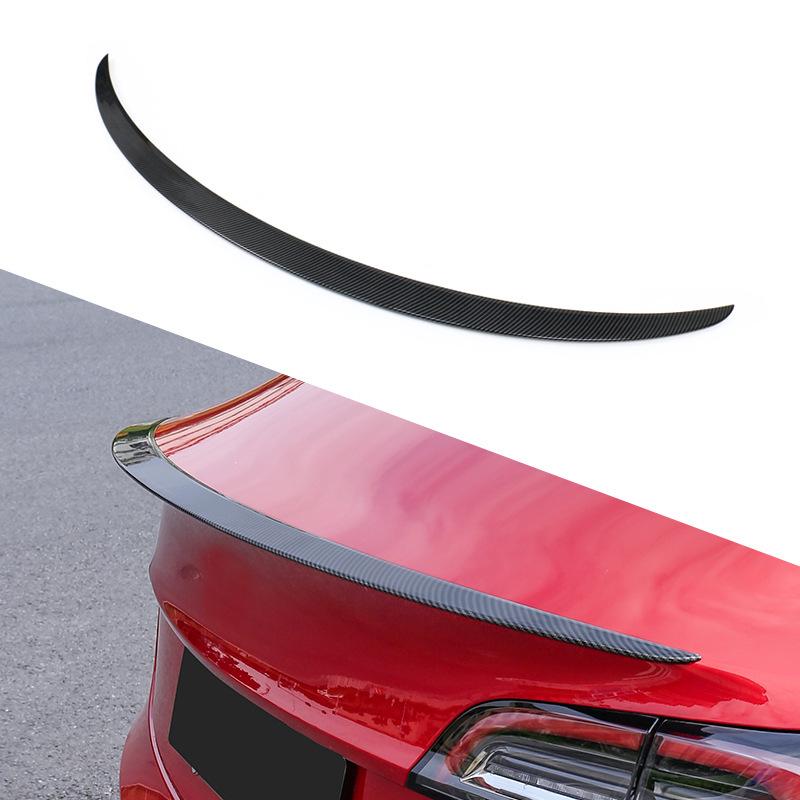 Compatible with Tesla Model 3 Original Rear Spoiler Wing Diffuser, No Drilling Required.