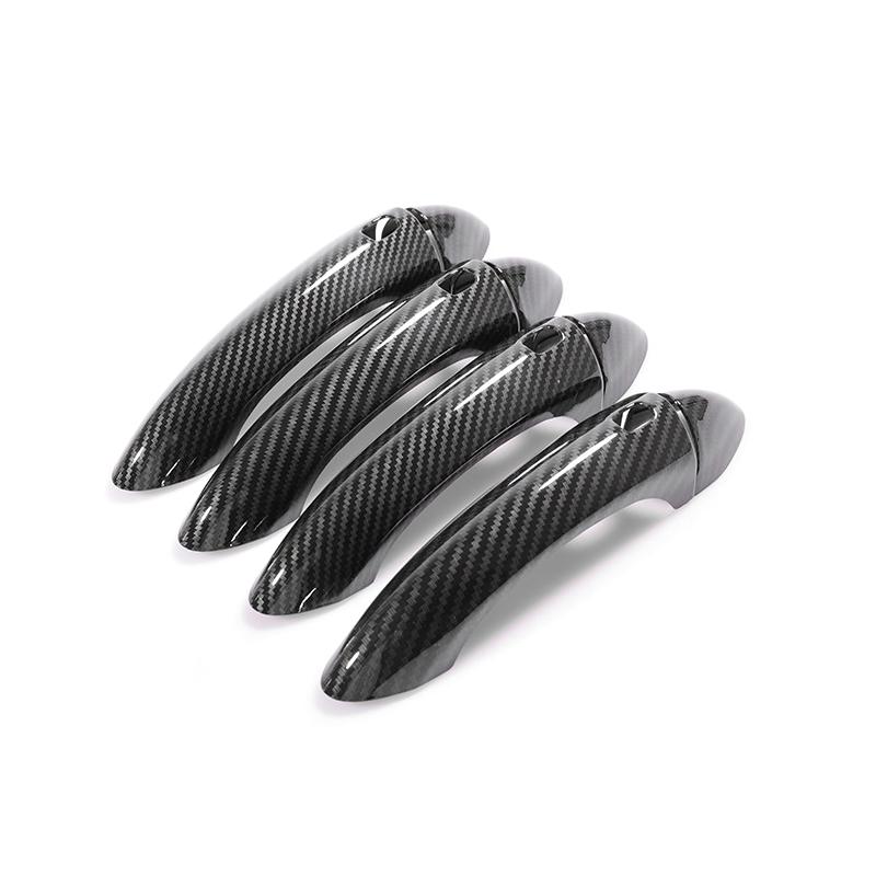 

Для Chevrolet Cruze 2015 2016 2017 2018 автомобильный Стайлинг внешняя дверная ручка/дверная чаша текстурированный чехол из углеродного волокна Door Handle B