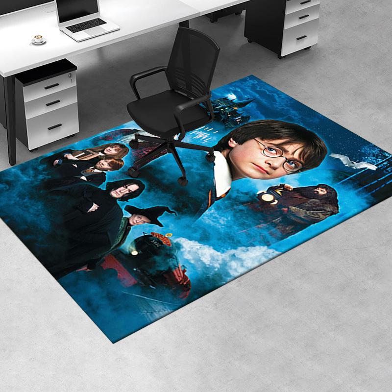 

Harry Potter Hogwarts Express Poster Wall Art Print Decor Office Mat Home Decor Office Desk Chair Rugs Chair Carpet for office Chair Mat Gif 60cm by 90cm