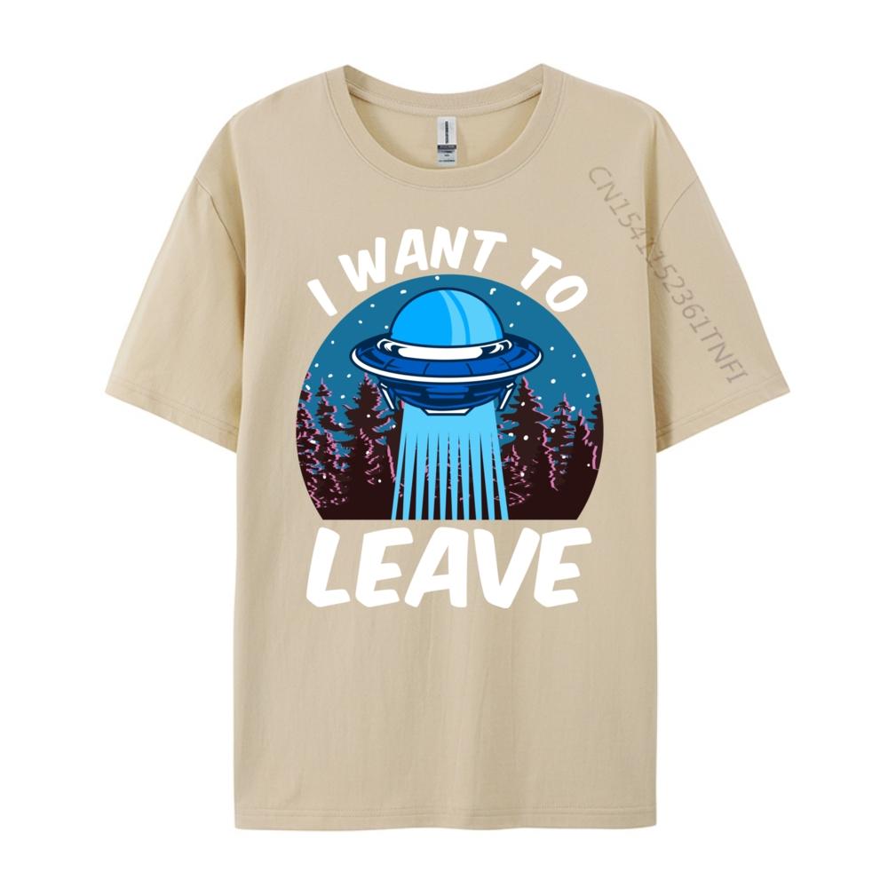 I Want To Leave Outer Space Ufo Alien Pun Meme Fashion T Shirt Unisex New In Tops And Tshirts Camisa Vaporwave