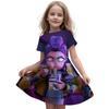 Girls Fly Sleeve Nightgown Girls Milk Silk Dresses