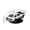 Car Interior Ornaments AE86 Drift Rotating Ornaments Auto Dashboard Turning AE86 Racing Model Decor Classic Center Console Decor