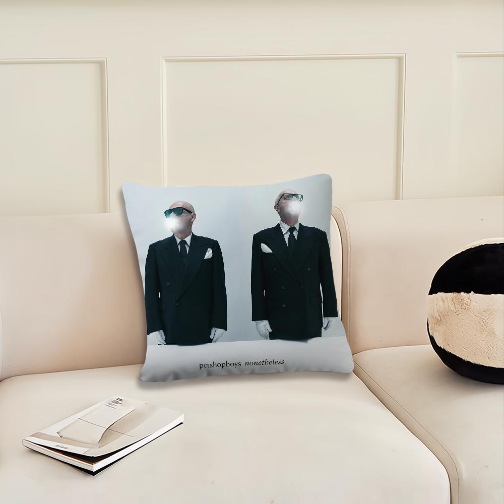 

Группа Nonetheless Music P-Pet Shop Boys наволочка Подушка Декорация Комната Дом Диван гостиная Офис Авто Нордическая Простота 12x12Inch