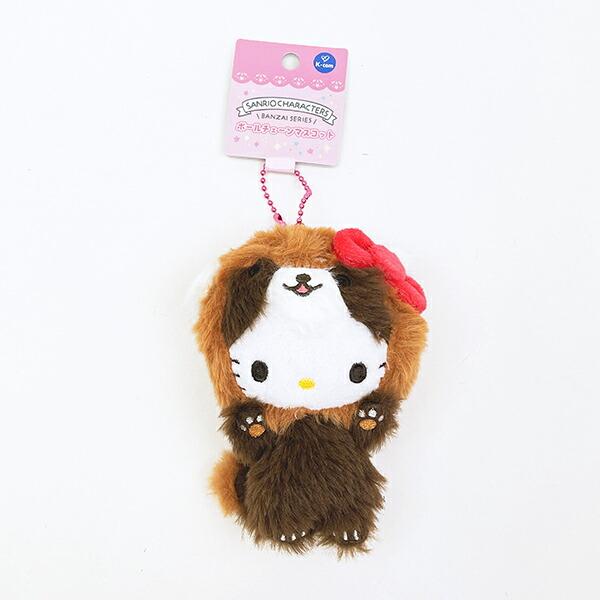 Sanrio Hello Kitty (Red Panda) Ball Chain Mascot Plush Toy Banzai Series