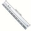 17mm Wide Silent Drawer Slides with Damping Steel Balls Polished Stainless Steel, Industrial Hardware