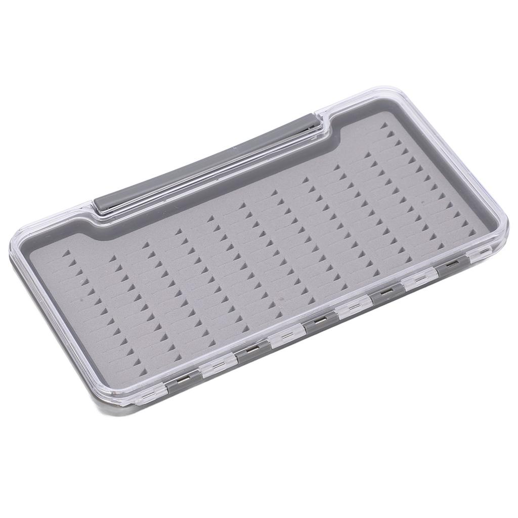 Fly Fishing Box Waterproof Lightweight Transparent ABS Shell Fishing Tackle Hooks BoxTriangular