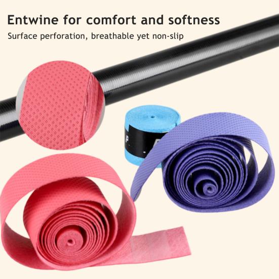 5 sztuk Taśma na uchwyt rakiety do badmintona Antypoślizgowa Pochłaniająca pot Odporna na wstrząsy Oddychająca Elastyczna Wędka Rakieta tenisowa Pad Zapasowy uchwyt Owijka