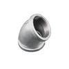 Galvanized 45-Degree Malleable Iron Elbow Fitting