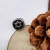 European & American Retro Signet Ring: Multi-Color Six-Pointed Star Men's Stainless Steel Jewelry.
