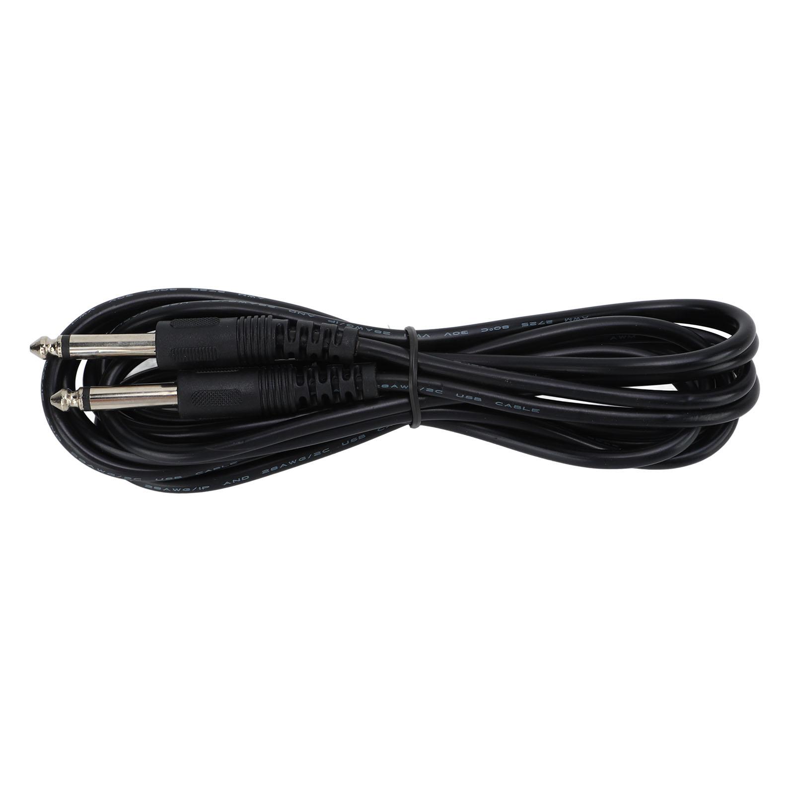 

Гитарный усилитель кабель патч-корд педаль эффектов соединительный провод 3 метра инструмент аксессуар прямая головка