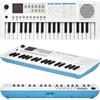 Onetone Mini 37-Key Electronic Keyboard with LED Display, USB-MIDI Support, Japanese Language, OTK-37M/WHBL (USB Cable Included)