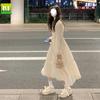 Sweet Campanula Dress - French Preppy Style, Waist-Hugging, Slimming, with Ruffles