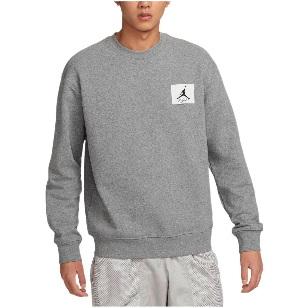Jordan Sweatshirts Men's Gray Crew Neck Thickened Regular FB3910-091