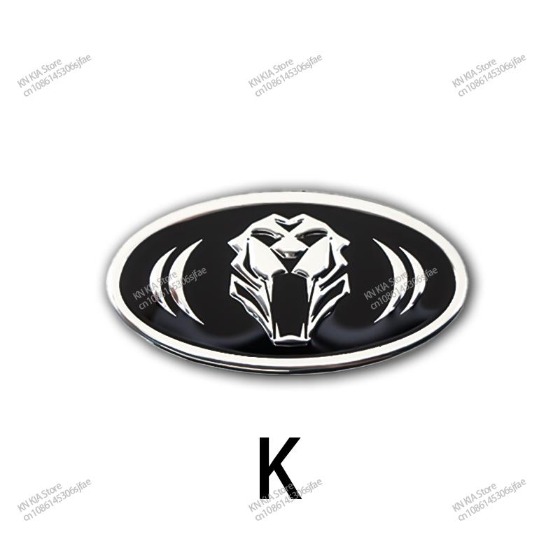 ISFR5 For KIA EV6 Sorento Niro Stinger Ceed Carnival K5 K9 Soul Carens VQ Caden Car Logo Steering Wheel Decoration Sticker Accessories