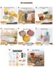 Ensemble de vaisselle pour bébé: Assiette Compartimentée en Silicone, Bavoir, Cuillère, Fourchette, Bol et Ventouse
