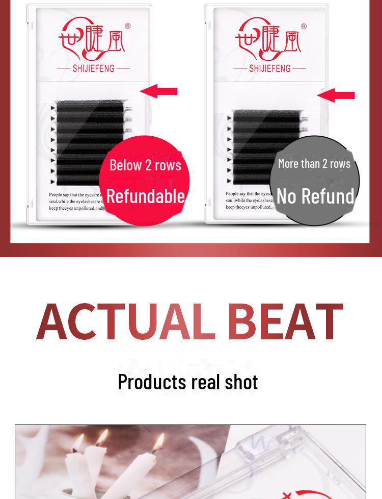 Grafted Sandwich Clover Fairy Barbie Thick Natural Soft False Eyelashes