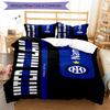 Set Biancheria da Letto Inter Milano Personalizzato con Nome 3 Pezzi Copripiumino Chiusura Include 1 Copripiumino e 2 Federe, Morbido e Confortevole per Tutte le Stagioni.