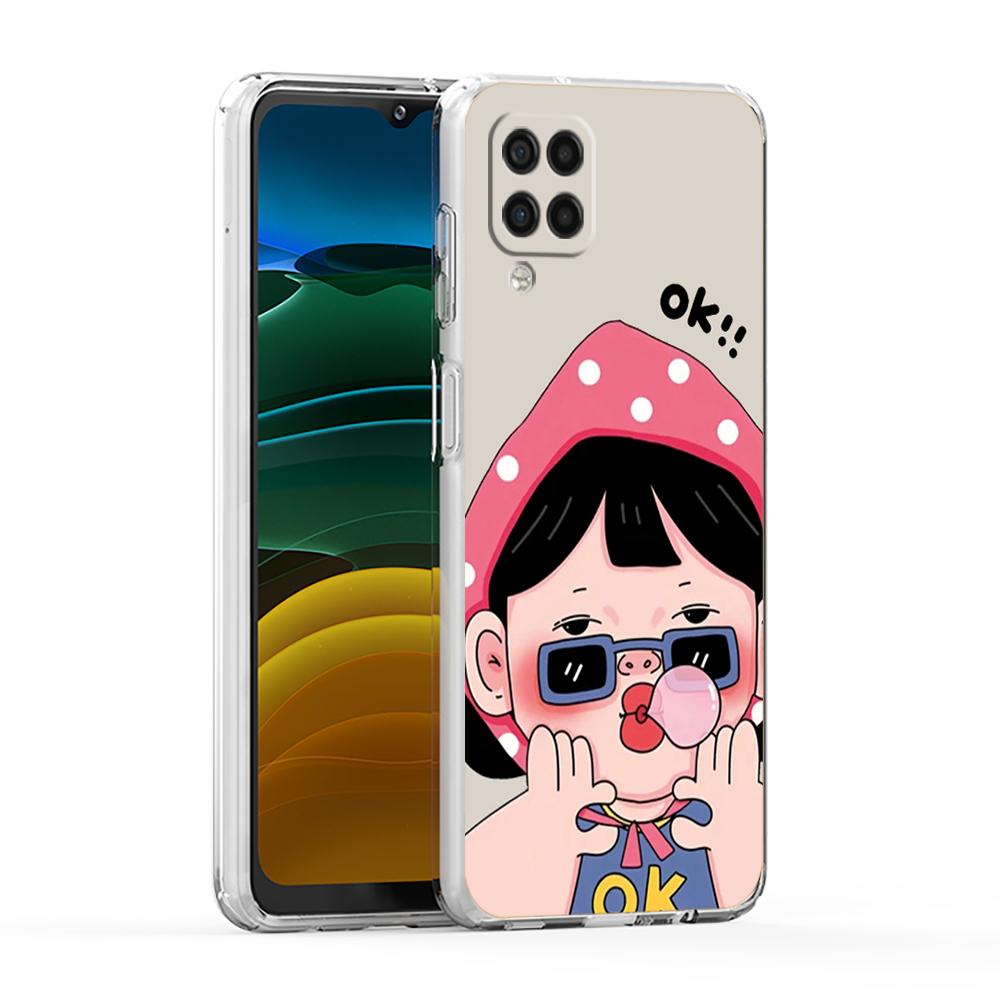 Cartoon Funny Boy Girl Couple Phone Case For Samsung A13 A33 A35 A55 A73 A53 A23 A51 A71 A21S A31 A41 A05s A03S A15 A25 5G Cover