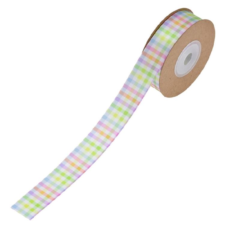 Colorful Easter Ribbon Elegant Fabric Ribbon for Wrapping and DIY Cfafts