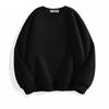 Heavyweight Unisex Crewneck Sweatshirt - Trendy Autumn/Winter, Loose Fit, Plus Velvet