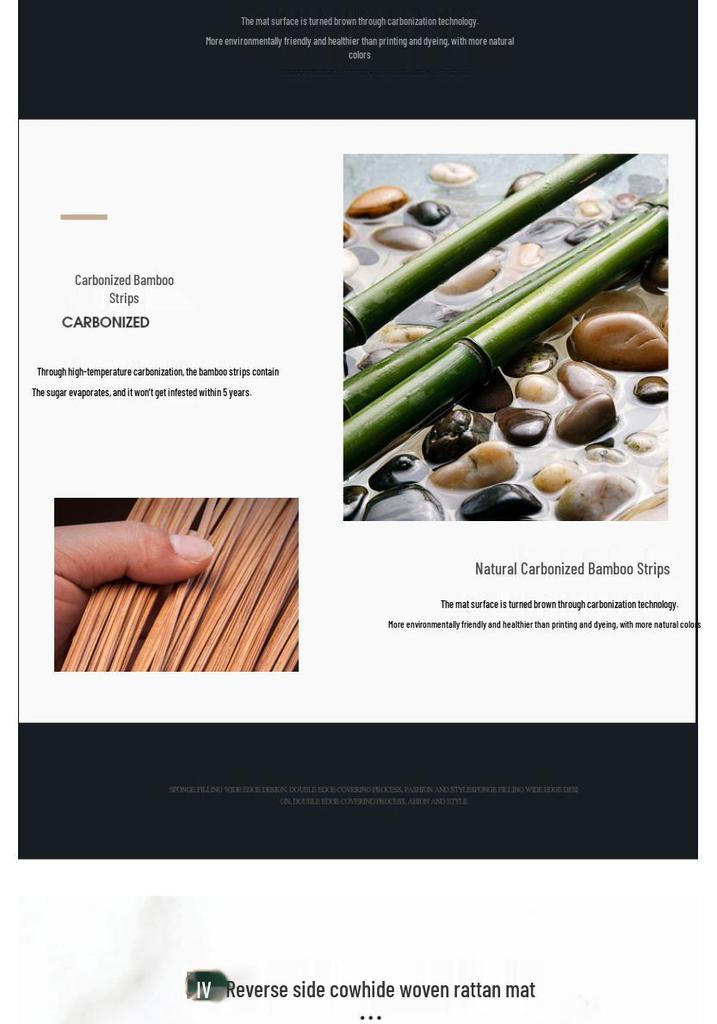 Bamboo Summer Cool Mat - Foldable Double-Sided Ice Silk Mat for Home, Dormitory, and Single Beds (Sizes: 0.9m, 1.2m, 1.5m)