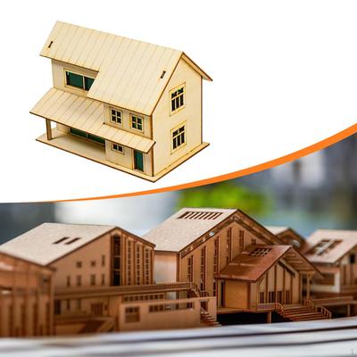 1/72 Miniaturhaus, Sammlung, Mini, Kreative DIY Architektonische Szene für Geburtstagsgeschenk,
