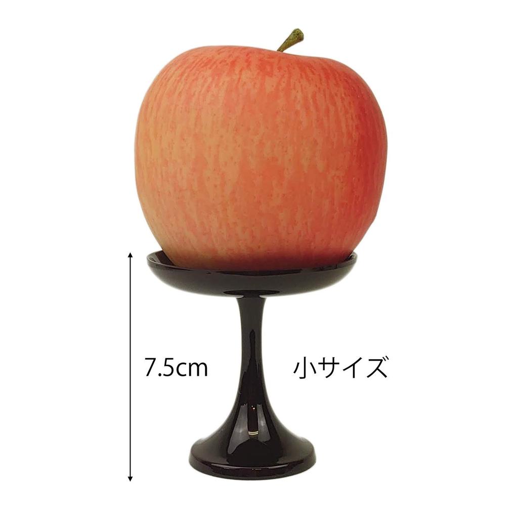 Pair of Takatsuki (small, 7.5cm) Urushi Product Takahana (Tame Color) Buddhist Altar Offering Trays