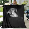 Rapper Drake Coperte Stampate 3D Calda Coperta in Flanella Morbida e Accogliente Coperte da Viaggio Fodere per Letto Regalo di Compleanno