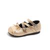 Girls Small Leather Shoes 2025 Spring and Autumn New Little Girl Mary Jane Soft Sole Single Shoes Children's Fashion Non-slip Princess Shoes