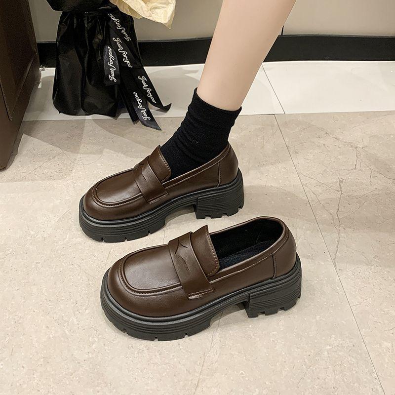 Spring and Autumn Japanese Single Shoes Loafers 2025 Women's