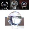 Elegant Crystal Ball Globe Galaxy Miniatures 3d Laser Engraved Glass Sphere 60mm For Timeless Home Decor