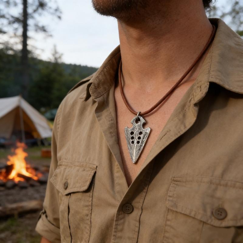 Unisex Charm Necklace Alloy Arrows Neck Jewelry Unique Fashion Accessory Suitable for Daily Wear Special Occasions