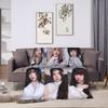 Kpop Babymonsters Group Blankets Flannel Textile Decor  Breathable Lightweight Throw Blankets for Home Office Bedspread