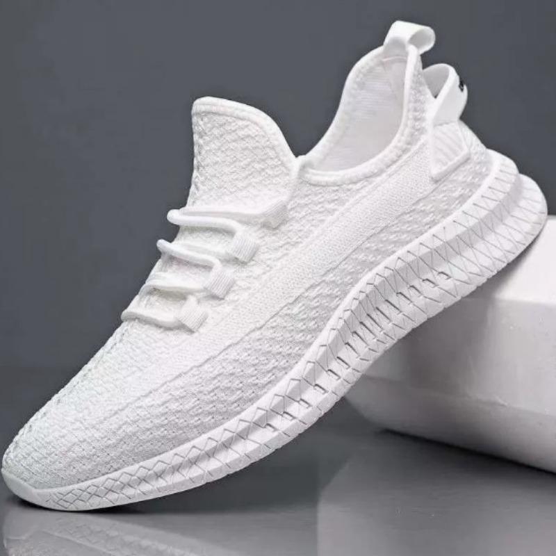 Spring, summer and autumn new young men's trendy sports shoes casual running cloth shoes men's trendy cloth shoes