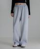 KITTY POTTERY Lace Line Tape Sweatpants Melange Grey