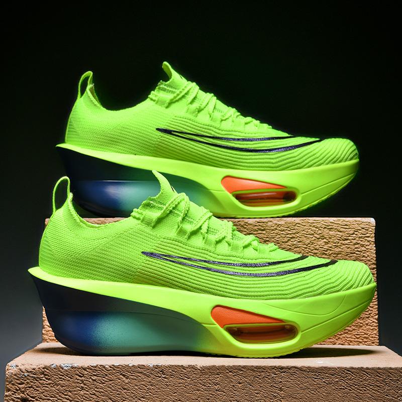 Jogging Shoes Running Shoes Athletic Ventilated Marathon Man Antislip Sneaker Board Carbon Light Women'S Cushioned Air