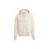 adidas Lounge Wonder Beige Men's Solid Logo Fleece Hoodie IM0478