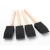 20pcs 1” Foam Sponge Brushes Wood Handle Painting Drawing Finishing Craft Tool