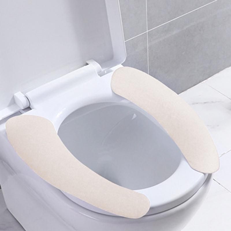 

Nordic Universal Toilet Seat Cushion Cover Warm Toilet Seat Cushion Washable Toilet Cover Cushion Covers Toilets Seat Sticker бежевий