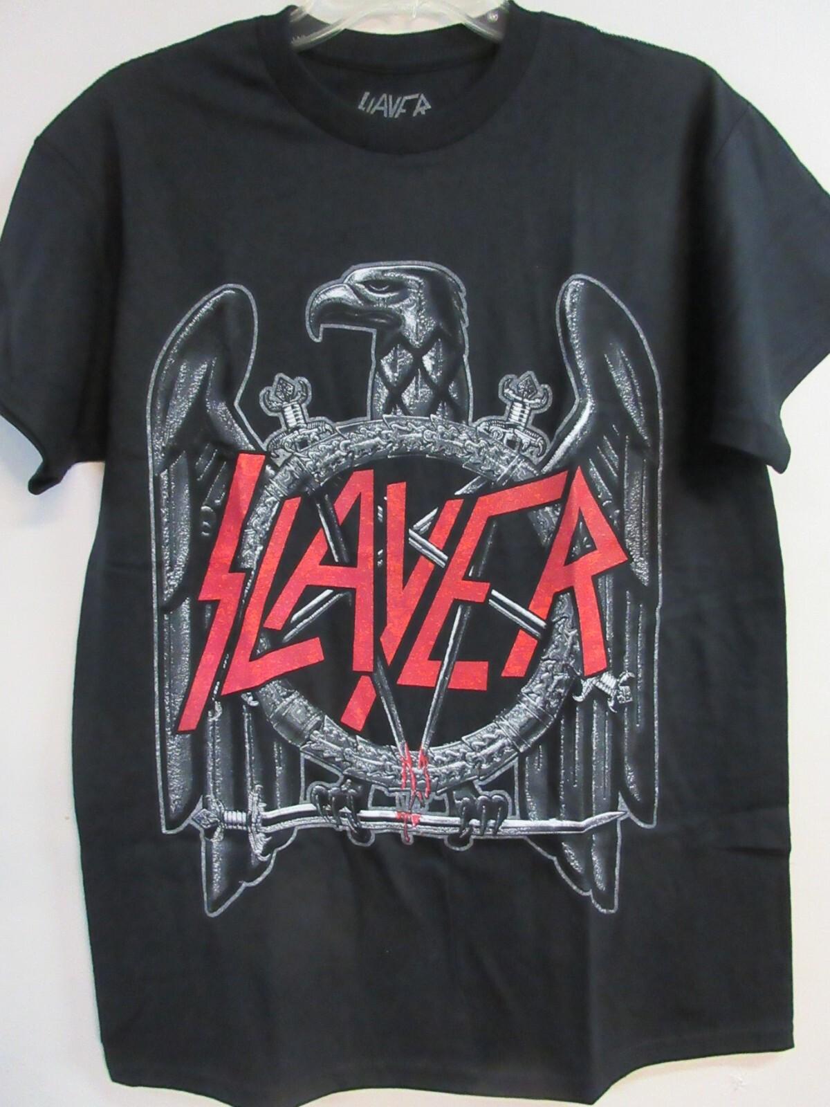SLAYER OFFICIAL MERCH EAGLE LOGO 2023 BAND CONCERT MUSIC MEDIUM Unisex T-Shirt M
