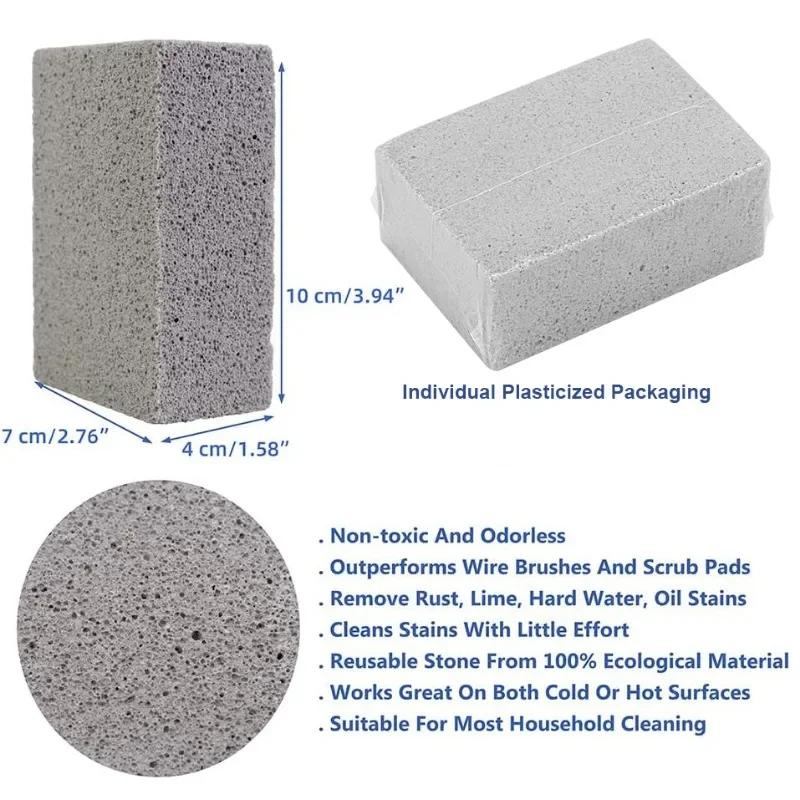 8 ks kuchyňská čisticí houba guma zahušťovací BBQ stojan tvrdohlavý kartáč na čištění skvrn pemza cihly gril čisticí nástroj kuchyňské předměty