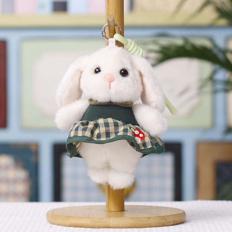 Plush Bunny Keychain With Cartoon Style For Girls And Boys Gift
