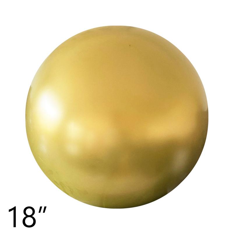 

18inch 36inch Large Latex Metal Round Balloons Wedding Decoration Birthday Party Gold Silver Blue Big Chrome Balloon Wholesale 1pc